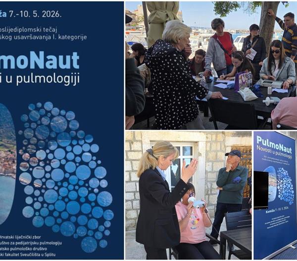 „PulmoNaut – Novosti u pulmologiji“ - tečaj i javnozdravstvena akcija u Komiži