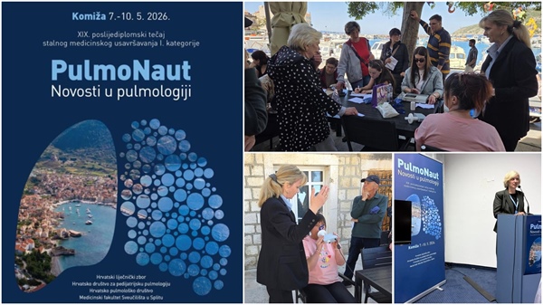 „PulmoNaut – Novosti u pulmologiji“ - tečaj i javnozdravstvena akcija u Komiži