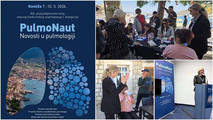 „PulmoNaut – Novosti u pulmologiji“ - tečaj i javnozdravstvena akcija u Komiži