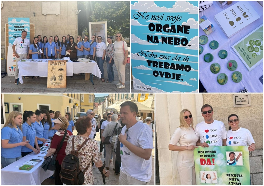 Nacionalni dan darivanja i presađivanja organa i tkiva - javnozdravstvena promocija u Sinju