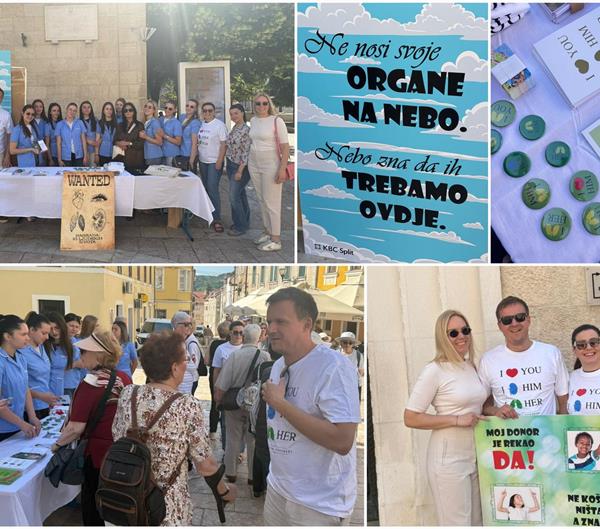 Nacionalni dan darivanja i presađivanja organa i tkiva - javnozdravstvena promocija u Sinju