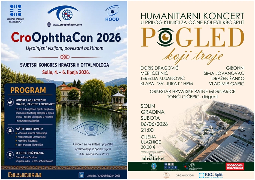 I. svjetski kongres hrvatskih oftalmologa: znanje, vizija i hrvatska baština na jednom...
