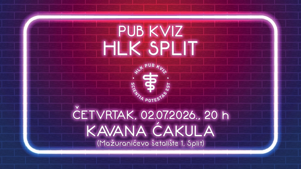 Poziv na sudjelovanje u pub kvizu Hrvatske liječničke komore