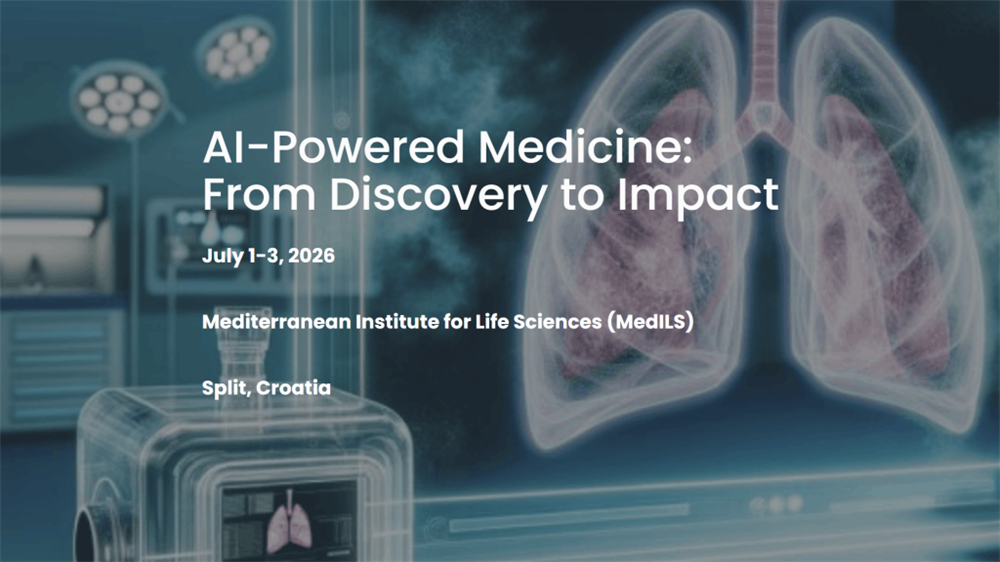Međunarodni simpozij „AI-Powered Medicine: From Discovery to Impact” - Split, 1. - 3. srpnja