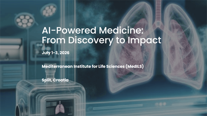 Međunarodni simpozij „AI-Powered Medicine: From Discovery to Impact” - Split, 1. - 3. srpnja