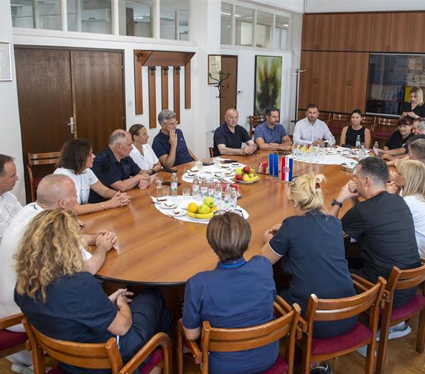 Zahvala djelatnicima KBC-a Split na brzom i predanom zbrinjavanju stradalih u omiškom požaru