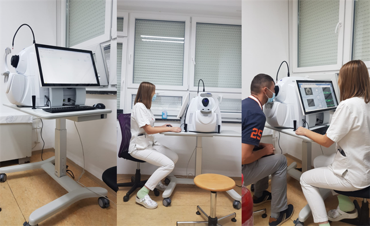 Optička koherentna tomografija s angiografijom (OCTA) od nedavno u Klinici za očne bolesti KBC Split