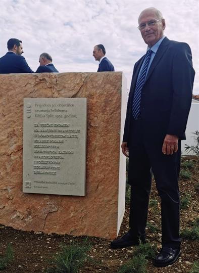 Otkrivena spomen-ploča povodom 30. godišnjice izgradnje helidroma KBC Split