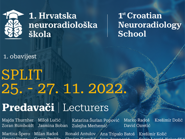 U Splitu održana 1. Hrvatska neuroradiološka škola