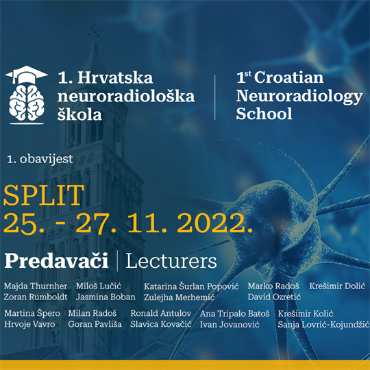 U Splitu održana 1. Hrvatska neuroradiološka škola