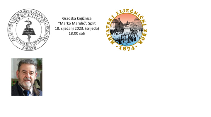 Prof. Tonko Vlak: „Giht – zaboravljena bolest“, predavanje u Gradskoj knjižnici Marka Marulića, 18. 1. 2023. u 18:00 sati
