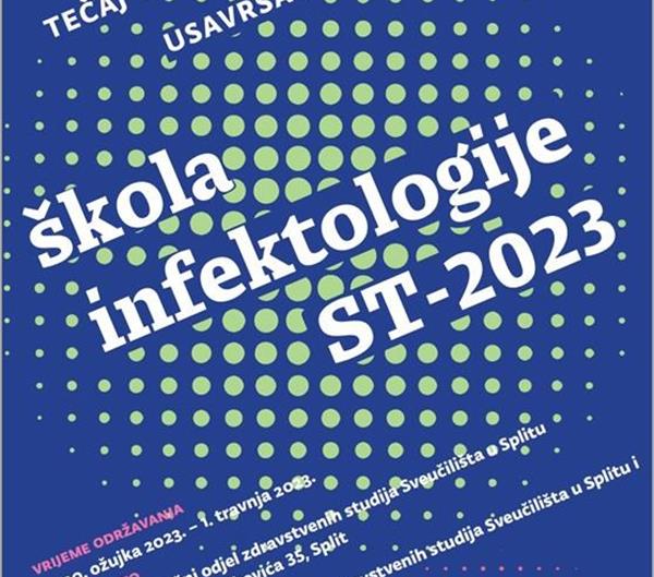 "Škola infektologije ST-2023", 30.3.-1.4.2023., tečaj 1. kategorije