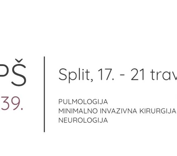 39. Hrvatska proljetna pedijatrijska škola - Split, 17. - 21. travnja 2023.