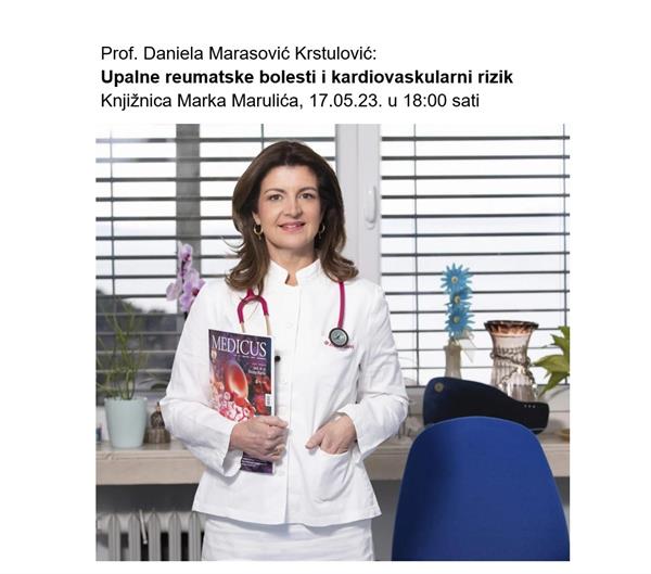 Predavanje "Upalne reumatske bolesti i kardiovaskularni rizik", 17. 5. 2023. u 18 h, GKMM