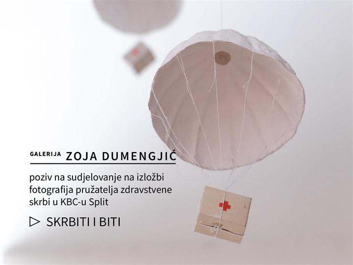 "SKRBITI I BITI" - poziv na sudjelovanje na izložbi fotografija pružatelja zdravstvene skrbi u KBC-u Split u bolničkoj Galeriji Zoja Dumengjić
