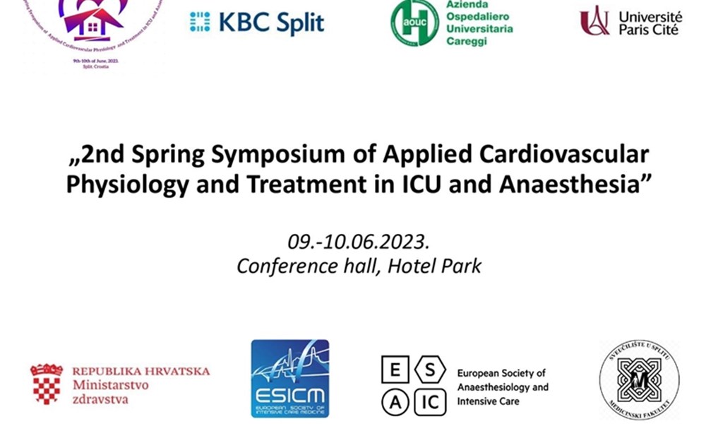 “1st Spring Symposium of Applied Cardiovascular Physiology and Treatment In ICU and Anaesthesia”