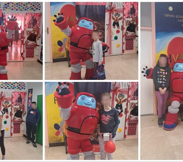 Likovi iz popularnog crtića Superknjiga razveselili malene pacijente KBC Split