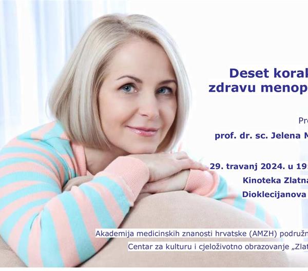 Predavanje „Deset koraka za zdravu menopauzu“