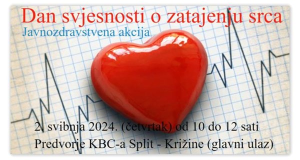 Dan svjesnosti o zatajenju srca - 2. svibnja: Javnozdravstvena akcija na Križinama
