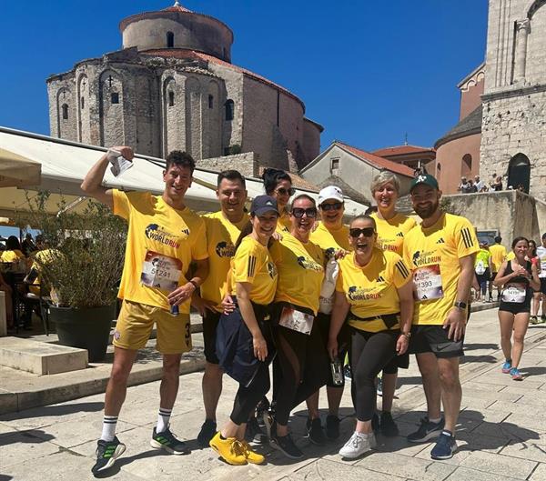 Djelatnici Klinike za plućne bolesti sudjelovali na Wings for Life World Run Zadar