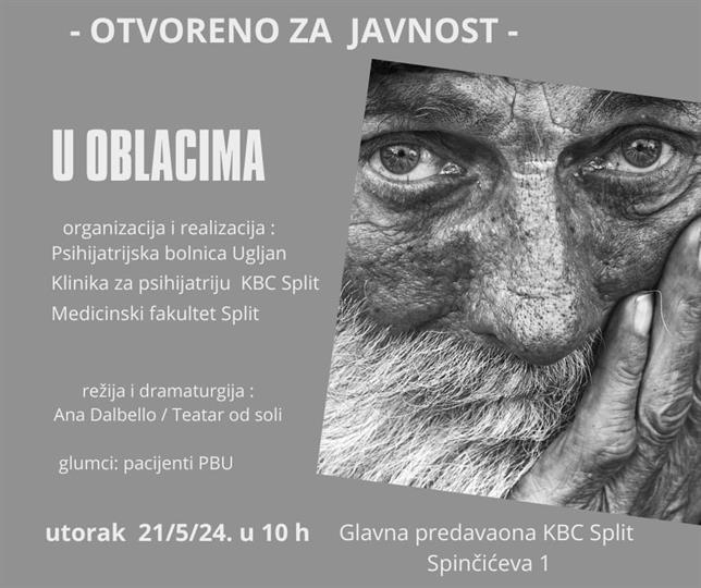 Predstava „U oblacima“ pacijenata Psihijatrijske bolnice Ugljan
