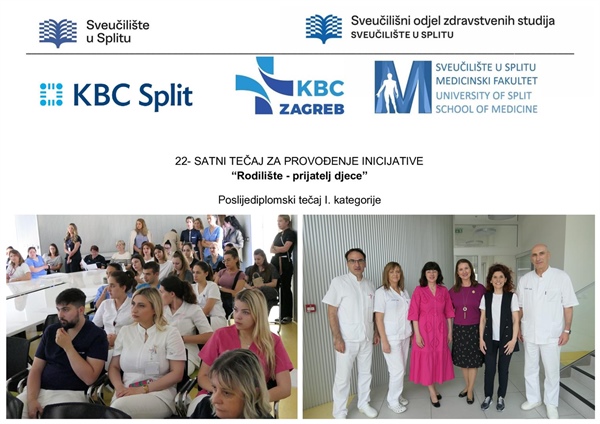 Započeo tečaj za provođenje inicijative „Rodilište - prijatelj djece“