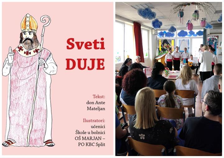 Pacijenti Klinike za dječje bolesti KBC-a Split ilustrirali slikovnicu o sv. Duji