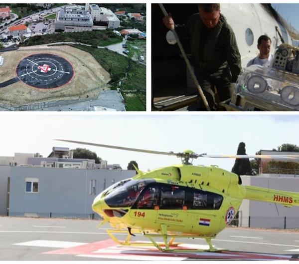 Helidrom KBC-a Split - prvi certificirani bolnički helidrom za dnevne i noćne operacije u Hrvatskoj