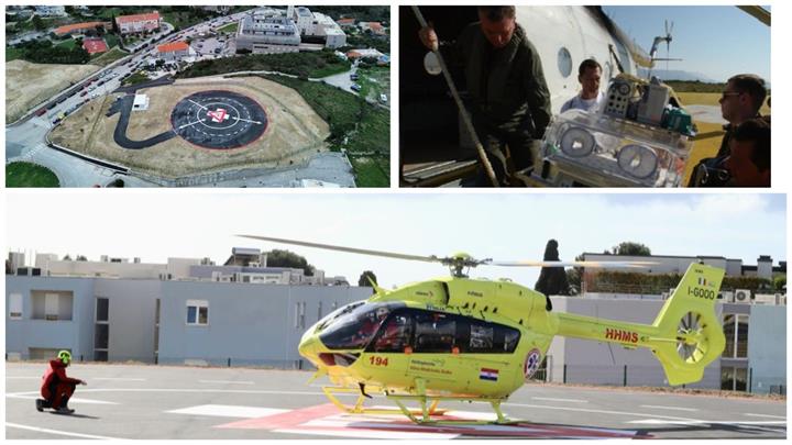 Helidrom KBC-a Split - prvi certificirani bolnički helidrom za dnevne i noćne operacije u Hrvatskoj