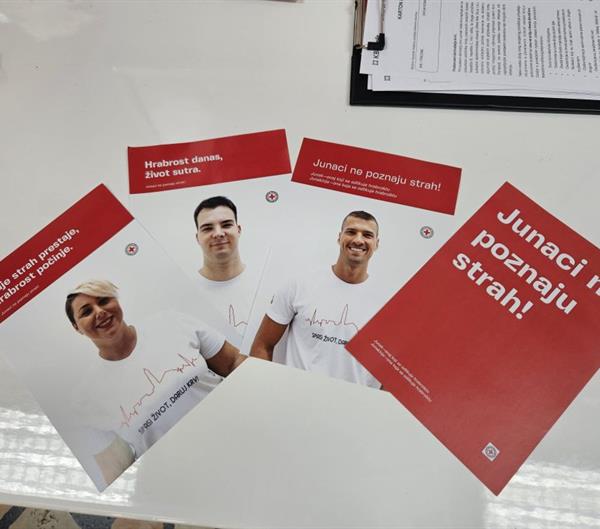 Junaci ne poznaju strah - javnozdravstvena kampanja za darivanje krvi