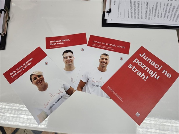 Junaci ne poznaju strah - javnozdravstvena kampanja za darivanje krvi