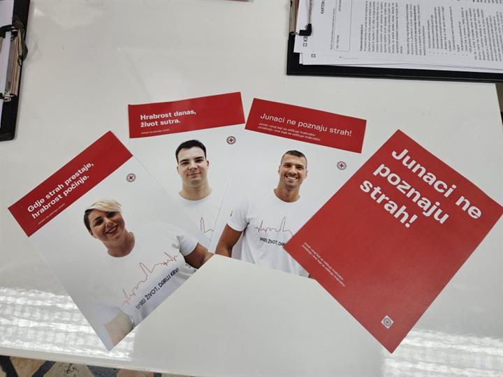 Junaci ne poznaju strah - javnozdravstvena kampanja za darivanje krvi