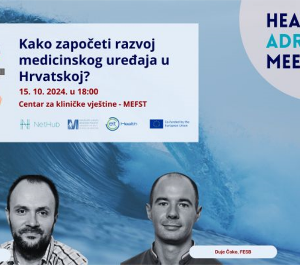 Poziv na 4. Healthtech Adria Meetup