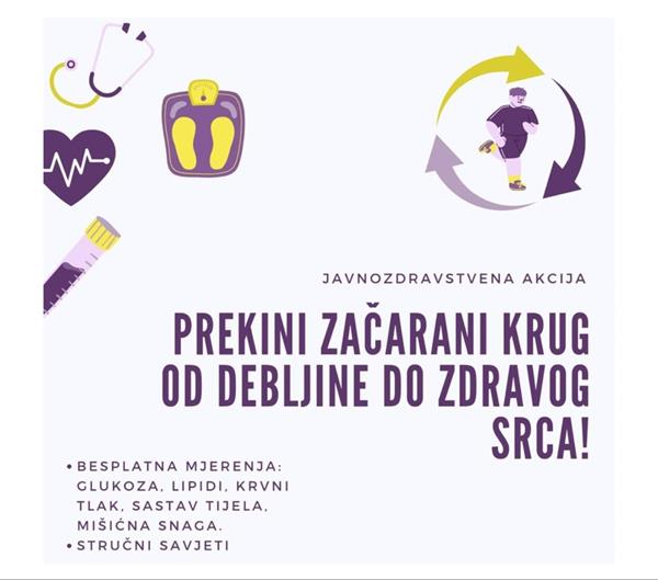 Javnozdravstvena akcija “Prekini začarani krug – od debljine do zdravog srca!”