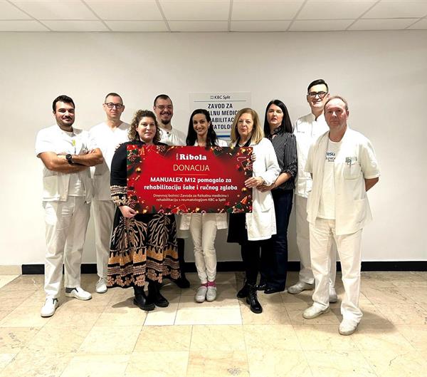 Ribola donirala uređaj za rehabilitaciju Zavodu za fizikalnu medicinu i rehabilitaciju s reumatologijom
