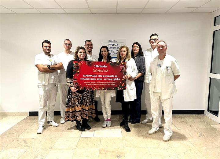 Ribola donirala uređaj za rehabilitaciju Zavodu za fizikalnu medicinu i rehabilitaciju s reumatologijom