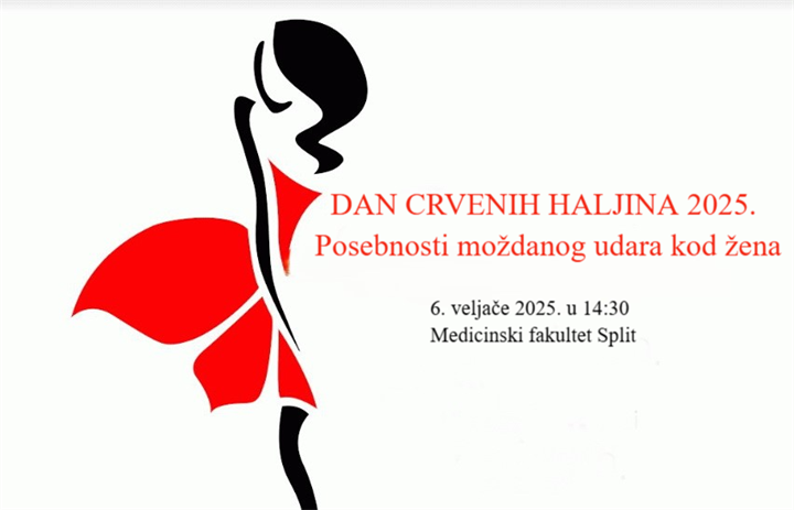Tečaj „DAN CRVENIH HALJINA 2025: posebnosti moždanog udara kod žena" - 6. veljače 2025.