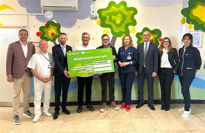 OTP banka i građani zaokružili 104.500 eura za djecu splitske bolnice
