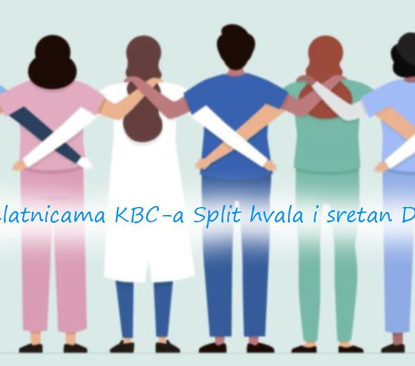 Video: Svim djelatnicama KBC-a Split hvala i sretan Dan žena