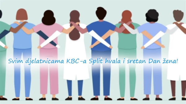 Video: Svim djelatnicama KBC-a Split hvala i sretan Dan žena