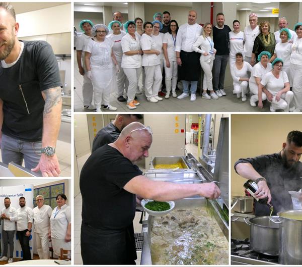 Započeo projekt 'Food KBC Split': Vrhunski kuhari pripremaju obroke za pacijente i osoblje