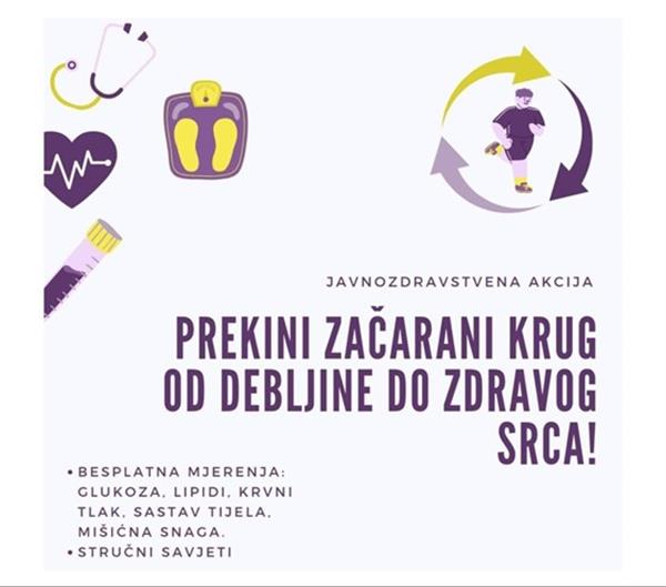 Javnozdravstvena akcija “Prekini začarani krug – od debljine do zdravog srca!”