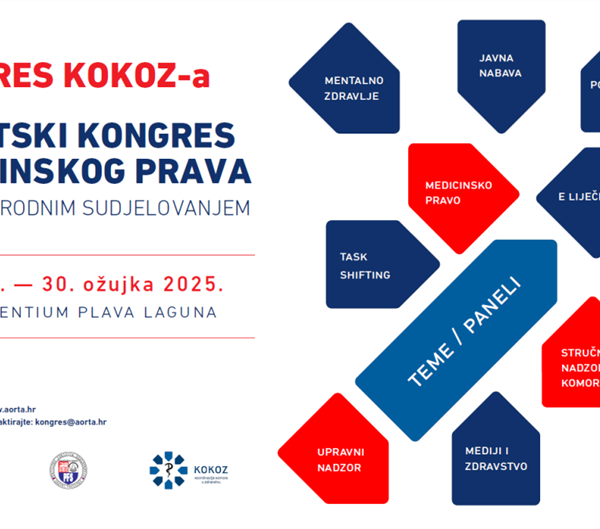 6. kongres KOKOZ-a i 8. Hrvatski kongres medicinskog prava s međunarodnim sudjelovanjem