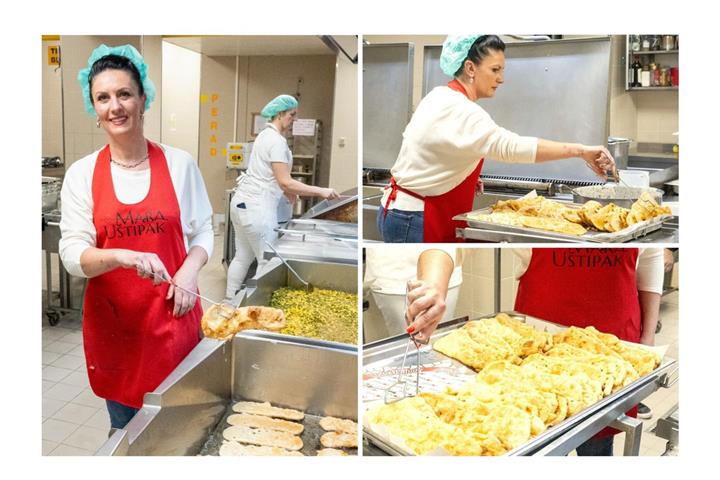 Food KBC Split: Pacijenti i osoblje splitske bolnice jeli najpoznatije sinjske uštipke