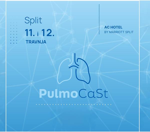 2. PulmoCaSt, multidisciplinarni tečaj trajnog medicinskog usavršavanja I. kategorije - Split, 11. i 12. travnja 2025.