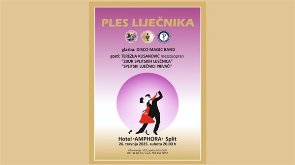 Tradicionalni Ples liječnika - Split, 26. travnja 2025.