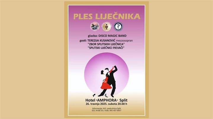 Tradicionalni Ples liječnika - Split, 26. travnja 2025.