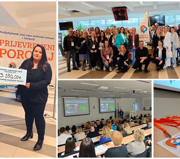 Održan tečaj „Prijevremeni porođaj” koji je imao i humanitarnu notu - donaciju Palčićima