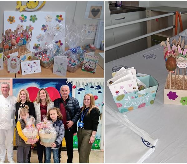 Djeca za djecu: Donacija školskog pribora i prigodnih uskršnjih poklona za djecu u bolnici