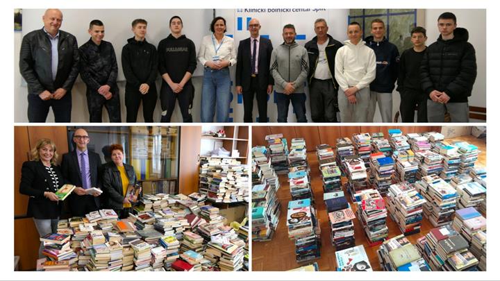 Uspješno završena akcija prikupljanja knjiga za KBC Split